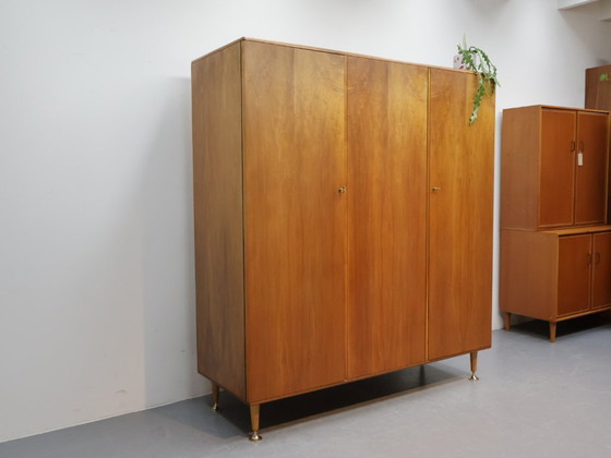 Image 1 of Armadio vintage | A.A. Patijn | 3 porte | Noce