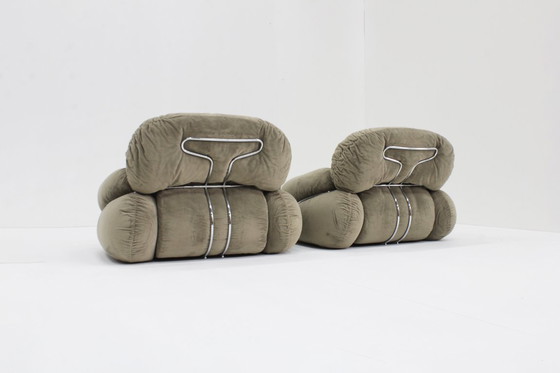 Image 1 of Poltrone vintage Okay di Adriano Piazzesi, anni '70, Italia