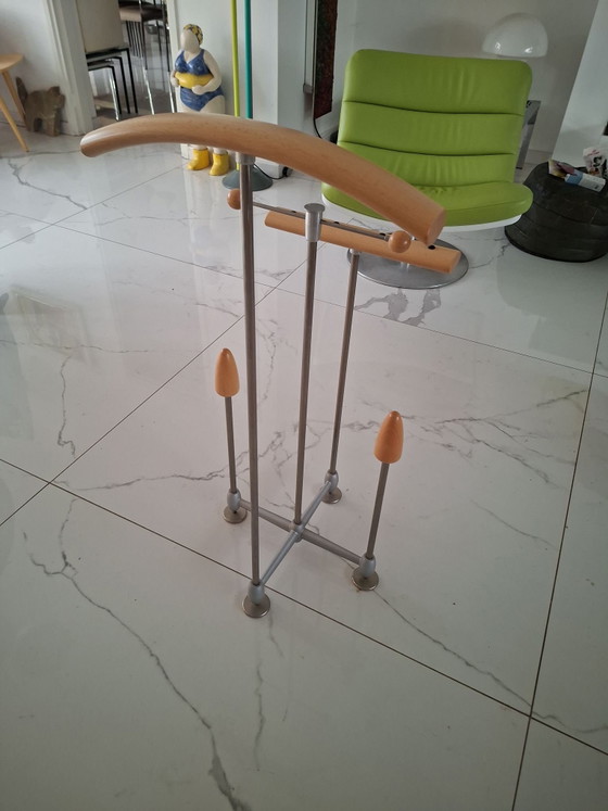 Servomuto Auping design Frans de la Haye – Accessori per camera da letto, polished steel, Legno (photo 4 of 5)