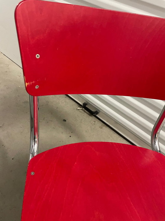 Image 1 of Sedie da pranzo Thonet con struttura tubolare – Mart Stam S43