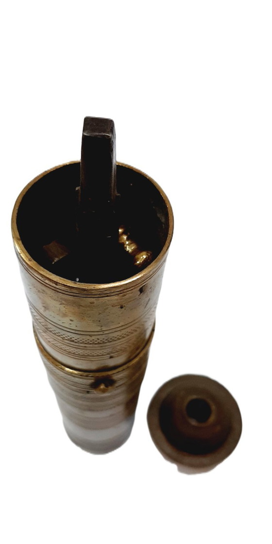 Image 1 of Macinacaffè turco antico in ottone