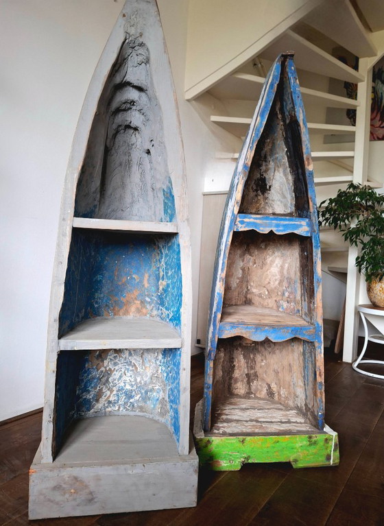 Image 1 of Armoire de bateau en bois de teck recyclé 150 cm