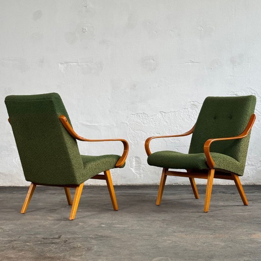 Jaroslav Smidek Armchairs, Set of 2, 1960s