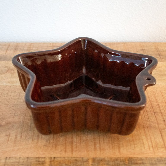Stampo vintage Scheurich in ceramica a forma di stella anni '70 per torta/budino modello 965-19 – Scheurig (photo 5 of 8)