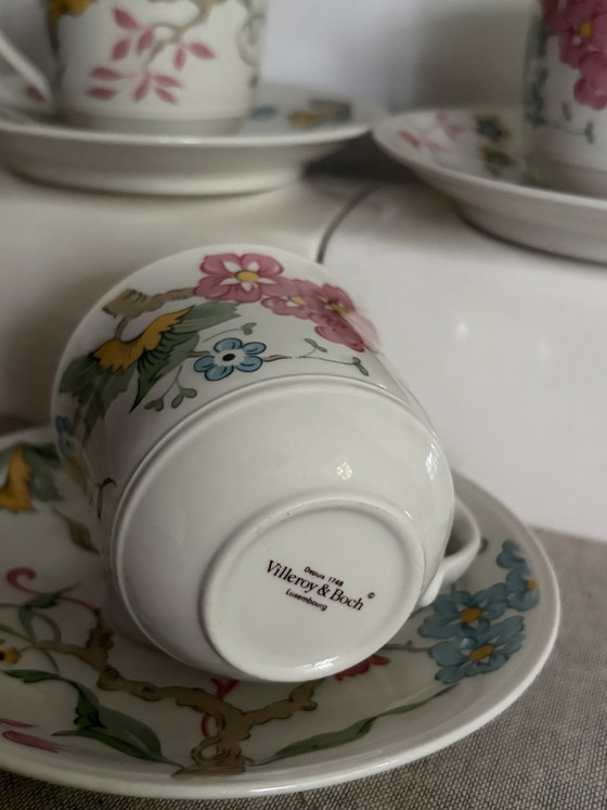 Villeroy & Boch Chinz Tassen und Untertassen 3x – Geschirr, Porcelain (photo 3 of 9)