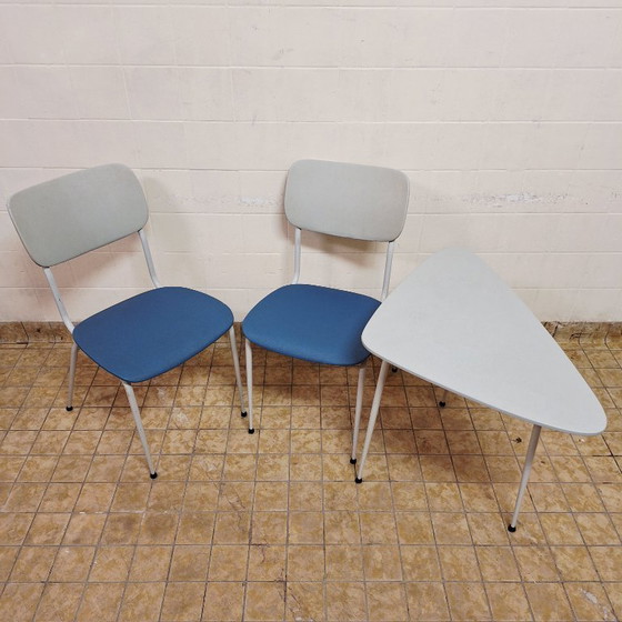 Image 1 of Ensemble de salon Rawi vintage rétro / Table et chaises / 3 pièces