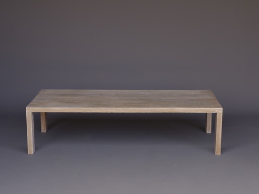 Table basse en chêne hollandais, moderniste du Mid Century, 1960S