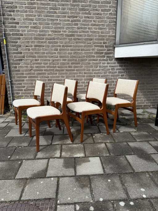 Vintage Danish pendant lamp milk glass & teak '60s