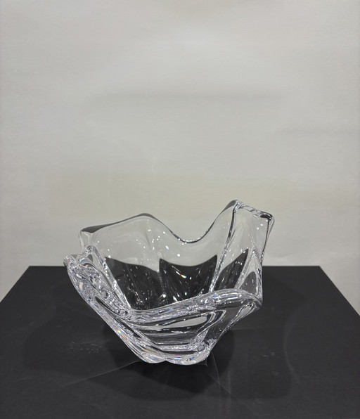 Daum, Francia - Cuenco de cristal vintage de los años 50