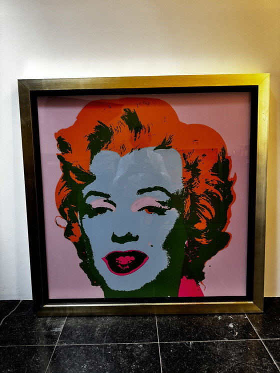 Andy Warhol – Marilyn Monroe | Set of 3 large reproductions | Professionally framed | 104 × 104 cm (photo 3 of 5)
