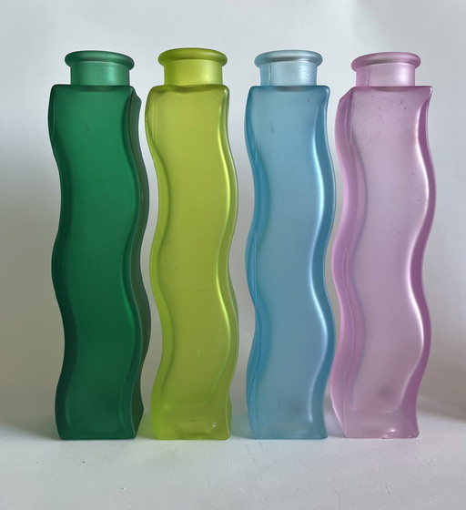 8 Vintage IKEA Skamt Swirl Vases