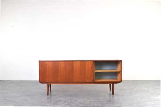 Image 1 of Buffet scandinave en teck du milieu du siècle par Nils Jonsson pour P.S. Heggen, années 1960.