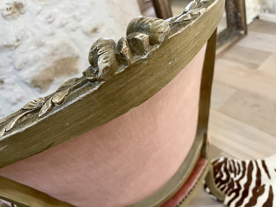 Image 1 of Paar Louis XV cabriolet fauteuils