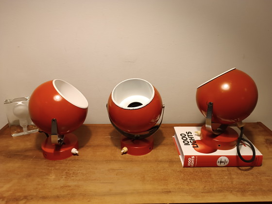 Image 1 of trio of vintage eyeball spotlights