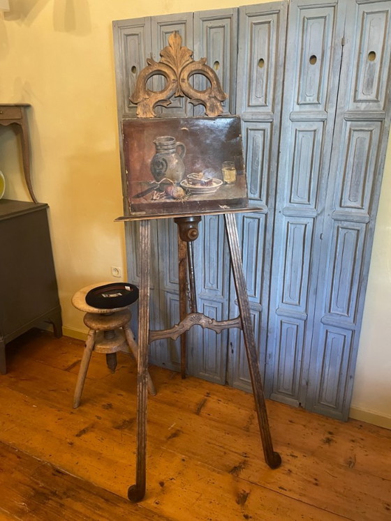 Image 1 of Painter's easel, stage easel, Rococo Revival style