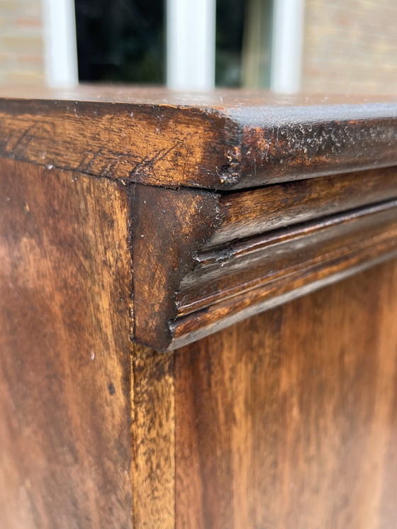 Image 1 of Rare cabinet français | Teck et fer forgé | 1950s