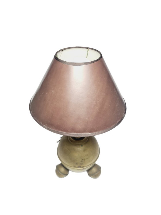 Art Deco Bedside Lamp, Belgium, 1930s – Table lamps, Metal, Brass (photo 9 of 17)