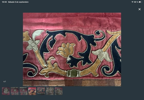 Estandarte Heráldico – Decoración de pared, Textile, Velvet (photo 7 of 7)