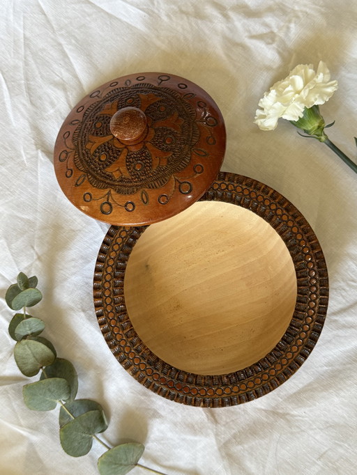 Large vintage wooden box