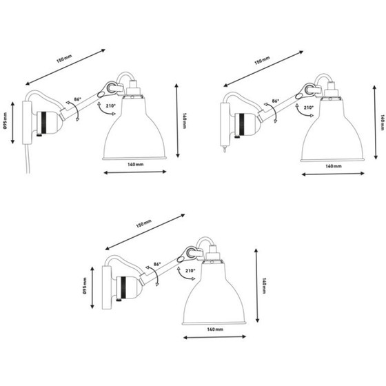 Image 1 of NEW DCW Editions N30 wall lamp (bathroom/kitchen edition)