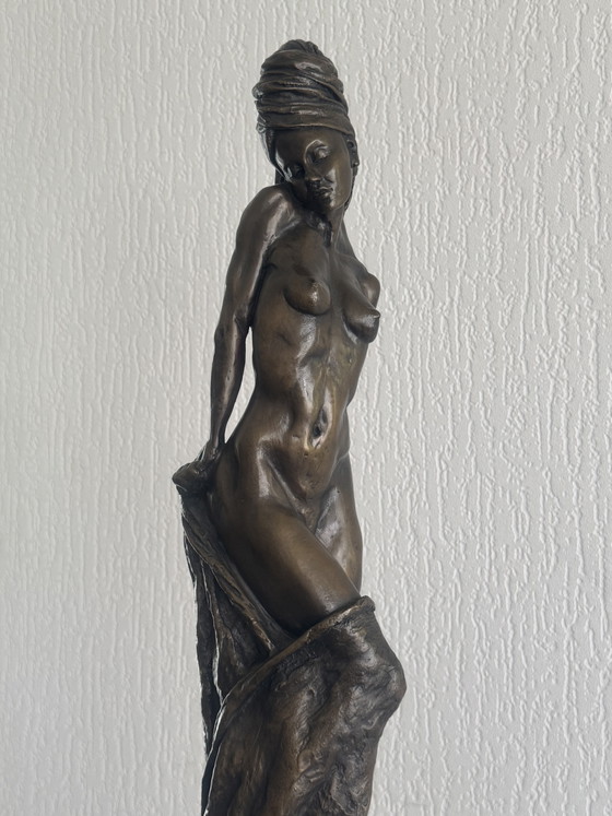 Bronze Female Sculpture by José Van Der Gun (photo 12 of 15)