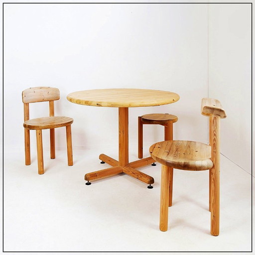 Rainer Daumiller dining room set for Hirtshals Savværk A/S - Denmark, 1970s