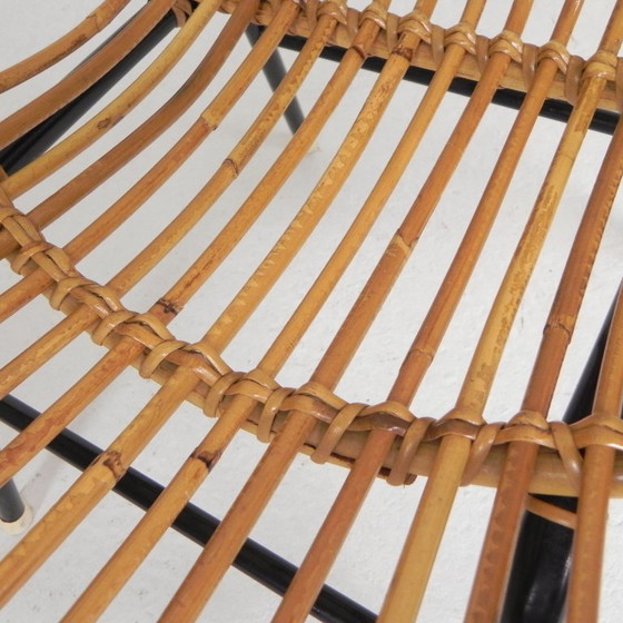 Image 1 of Sedia vintage in bambù Rohe Noordwolde, anni '60