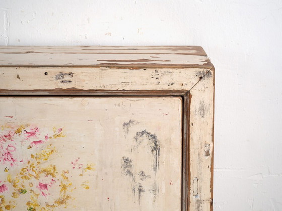 Credenza antica dipinta in legno di pino – Cina, circa 1930 – Credenze, Iron (photo 25 of 40)