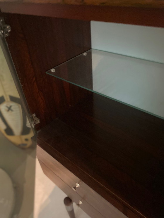 Image 1 of Credenza/mobile bar di metà secolo con meandro greco – ca. 1960