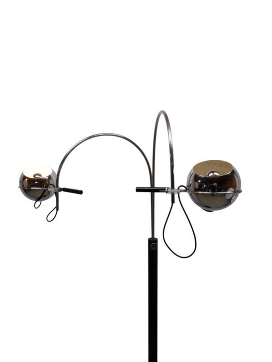 Image 1 of Lámpara de pie de doble arco, años 70