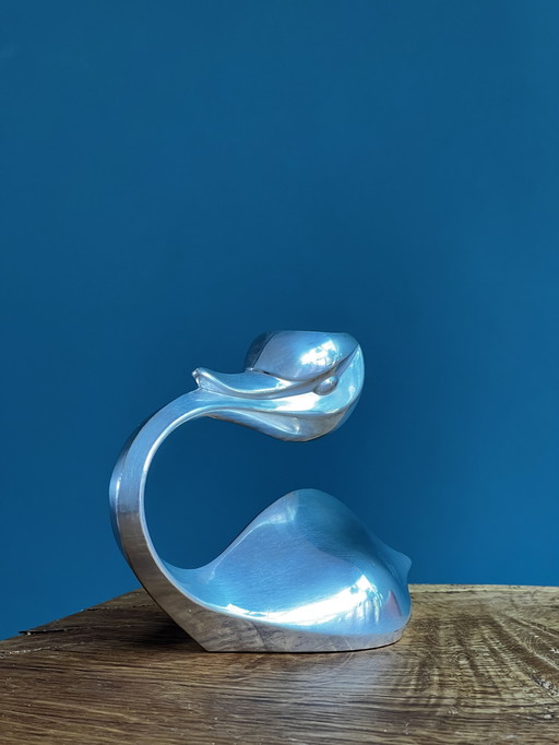 Vintage BMF Swan Kandelaber