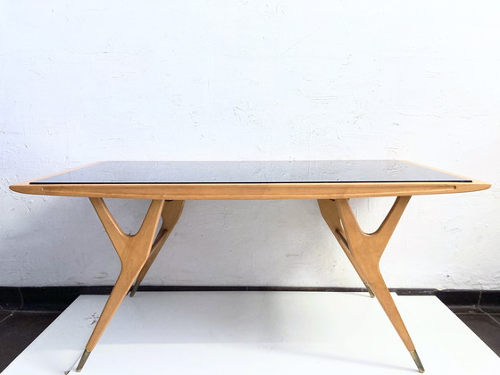 Image 1 of Mid - Century coffee table 50s 60s design in the style of Ico Parisi