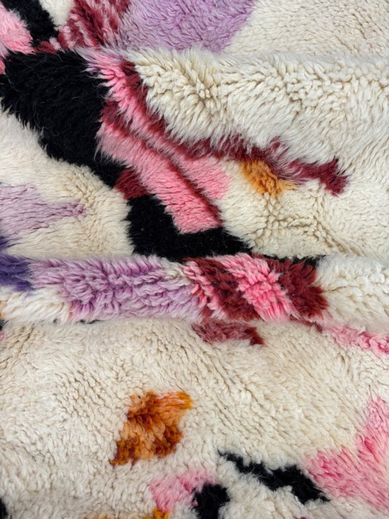 Image 1 of Moroccan Modern Colorful Rug 160x200 cm, Authentic Moroccan rug, Berber carpet, Genuine Wool rug, Handmade rug, Beni ourain styl