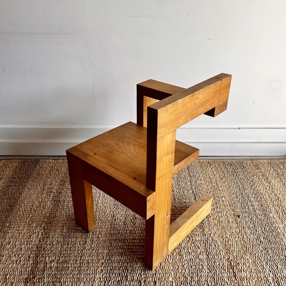 Image 1 of Sedia Rietveld Steltman Design olandese