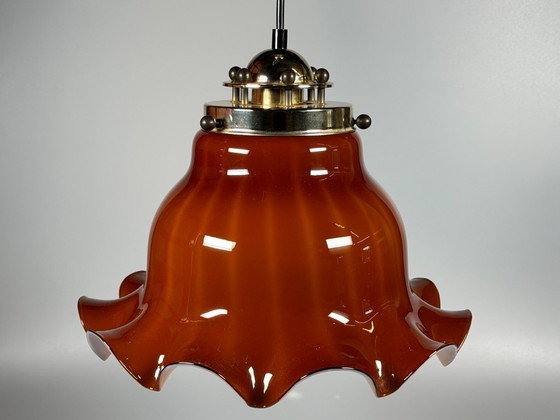 Image 1 of 60er 70er Jahre Peill & Putzler Germany Deckenlampe Glas Space Age Design