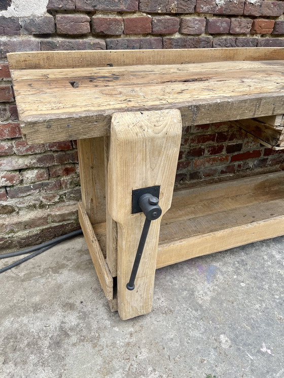Image 1 of Alte große Schreinerwerkbank