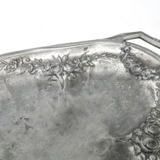 Plato de Verit, Varsovia, Polonia, principios del siglo XX. – Accesorios de mesa, Metal, Silver (photo 10 of 12)
