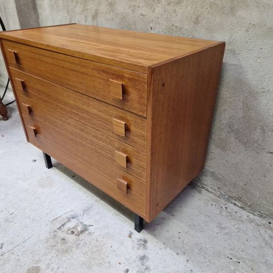 Image 1 of Slotboom vintage ladekast schoenenkast dutch design 