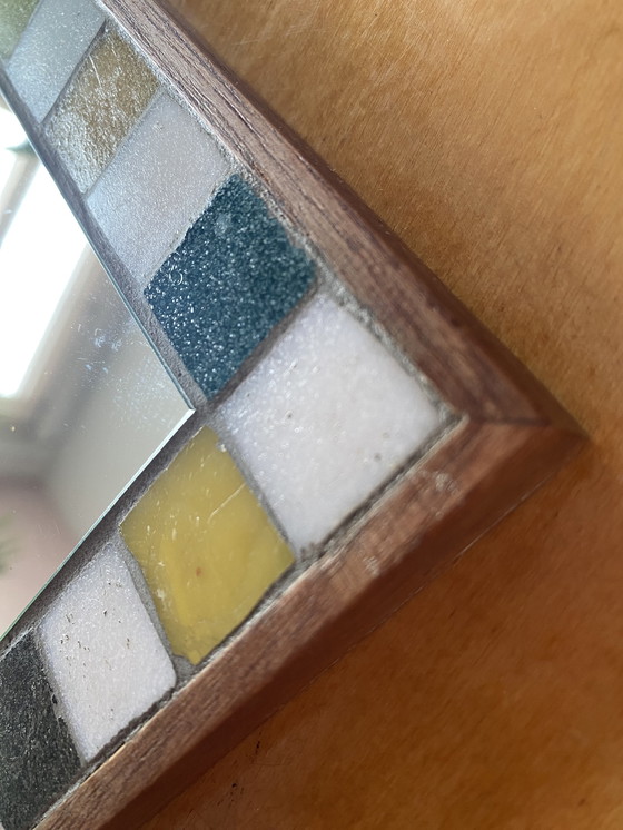 Image 1 of Mosaikspiegel im niederländischen Design der 60er Jahre