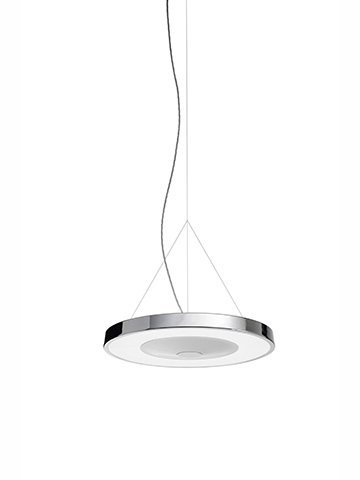 Hanglamp Disk in Chroom