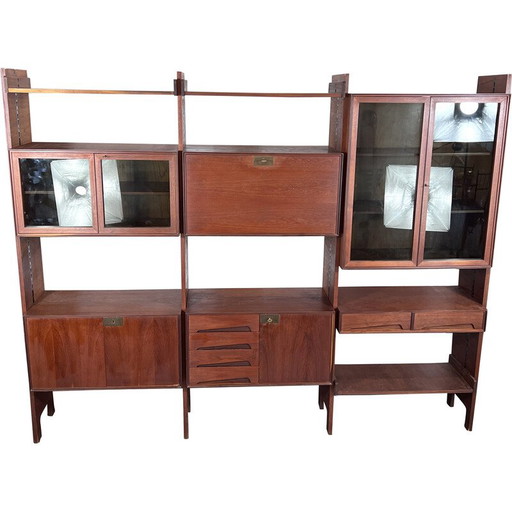 Libreria modulare Mid-Century di Edmondo Palutari per Dassi, Italia anni '50