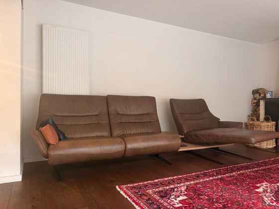 Automatisch Verstelbare Cinemabank – Banken, Leather, Metal (photo 9 of 10)