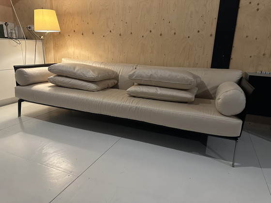 Flexform Happy-Hour Sofa by Antonio Citterio – Italian Design – 3-5 seaters, Cotton, Leather (photo 14 of 15)