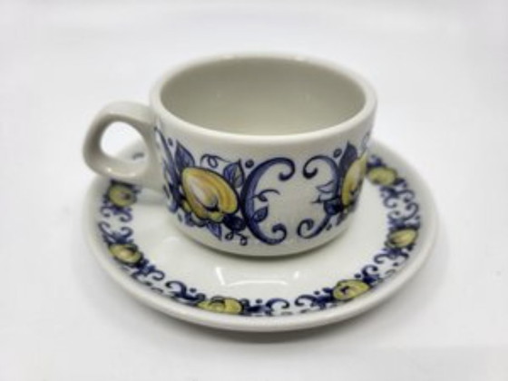 Image 1 of Set di tazze e piattini Villeroy e Boch Cadiz per Clacquesin Francia 1970 Set di 24