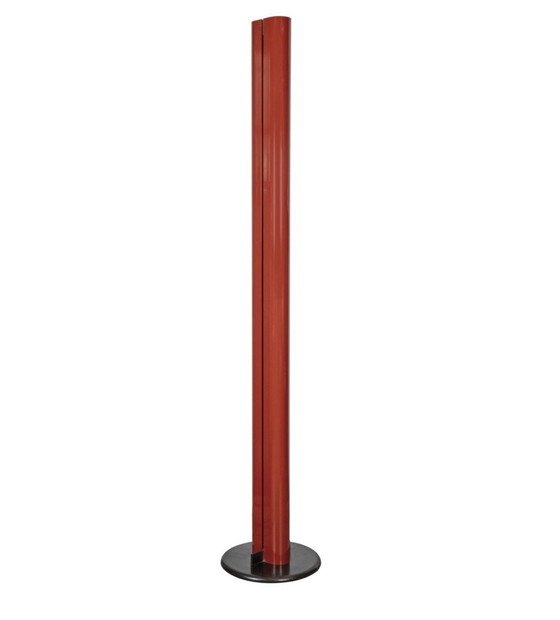 Megaron Stehleuchte in Rot von Gianfranco Frattini für Artemide, 1970er Jahre – Stehleuchten, Iron (photo 5 of 5)