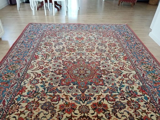 Iranian Isfahan Handwoven Carpet