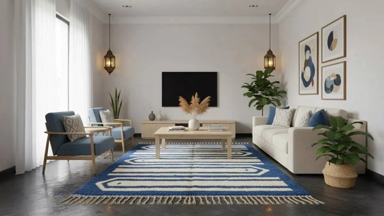Handmade Moroccan rug 3 x 2 m – Rugs & carpets, Wool (photo 6 of 14)