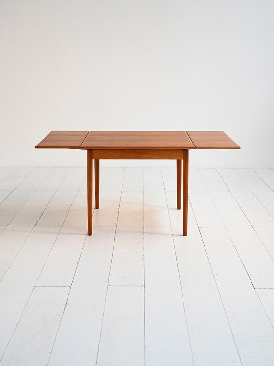 Image 1 of Teak extendable dining table, 1960s
