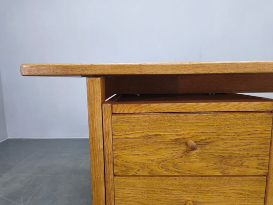 Image 1 of Bureau en chêne GE125 de Hans J. Wegner pour GETAMA, Danemark