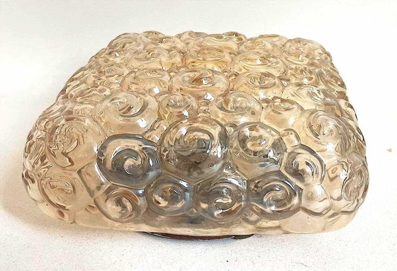 Image 1 of Plafonnier Helena Tynell escargot Années 60 Largeur 23 cm